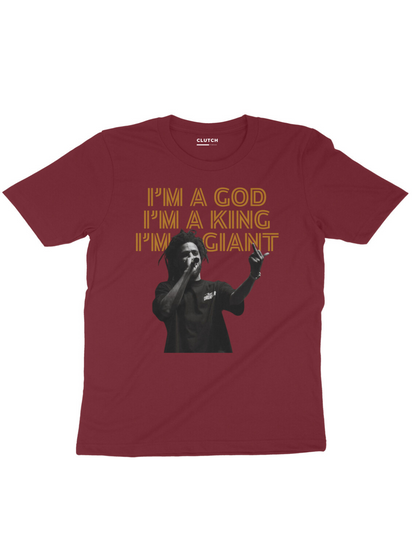 God, King, Giant- J Cole- Half Sleeve T-Shirt