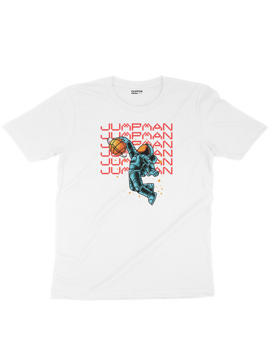 Jumpman in Space Half Sleeve T-Shirt