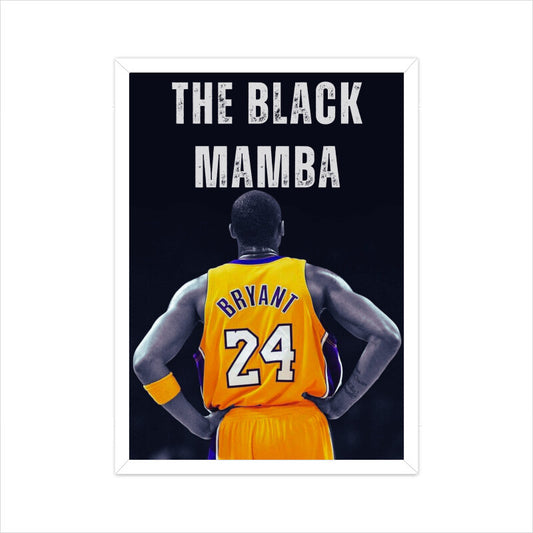 Kobe Bryant The Black Mamba- Framed Poster