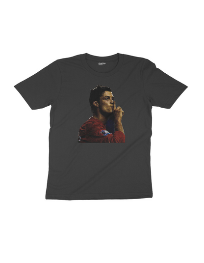 Sshhh - Cristiano Ronaldo - Half Sleeve T-Shirt