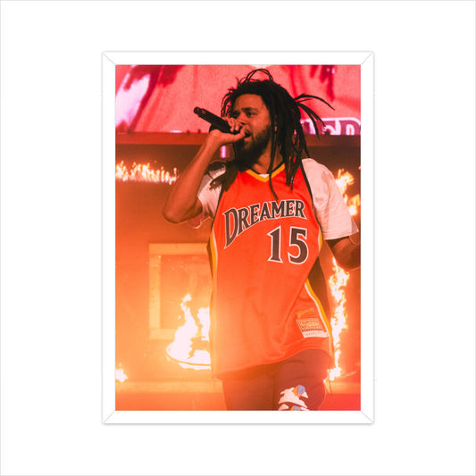 J Cole The Dreamers- Framed Poster